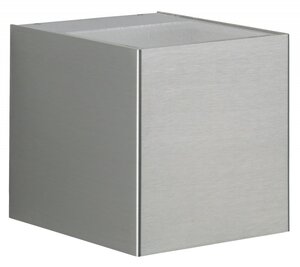 Wandstrahler Typ Nr. 2414 - 2-seitig - Edelstahl, Lichtaustritt breit/breit, mit 2 x LED 6,7 W, je 600 lm, 3000 K von Albert Leuchten