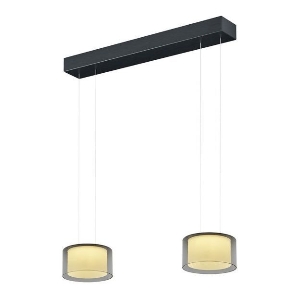 Moderne  fürs Esszimmer von BANKAMP Leuchtenmanufaktur LED Pendelleuchte flex GRAND SMOKE 2297/2-39
