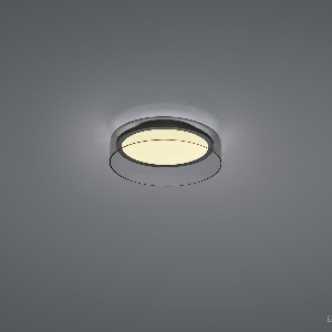 Klassische Deckenleuchten & Deckenlampen fürs Bad von BANKAMP Leuchtenmanufaktur LED Deckenleuchte Flair Smoke 7794/1-06