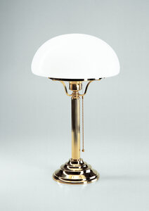 Berliner Messinglampen von Berliner Messinglampen Pilzleuchte - Tischleuchte Z1 Capella Z1-100eb P