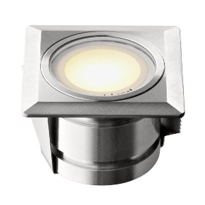 dot-spot von dot-spot brilliance mini LED-Einbauleuchte 1 W quadratisch, diffus, 5 m Gummikabel mit Stecker - Ausstellungsstück - 2074.21.42.02