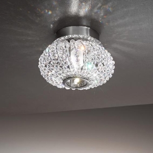 KOLARZ-Austrolux Leuchten&nbsp;Deckenleuchte CARLA, KOLARZ Pure, Chrom D 17 cm, Höhe 15 cm, 1 flg., G9, 40 W&nbsp;0256.11.5.KpT