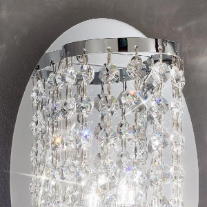 Kristall- fürs Schlafzimmer von KOLARZ Leuchten Charleston Wandleuchte 262.61.5