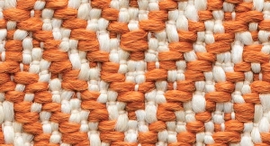 Stuhlkissen Alura 43 ORANGE CHEVRON von Royal Botania