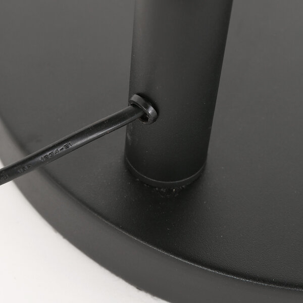 3-flammige Stehleuchte Sparkled Light 3824ZW mit goldfarbenen Samtschirmen der Firma Steinhauer