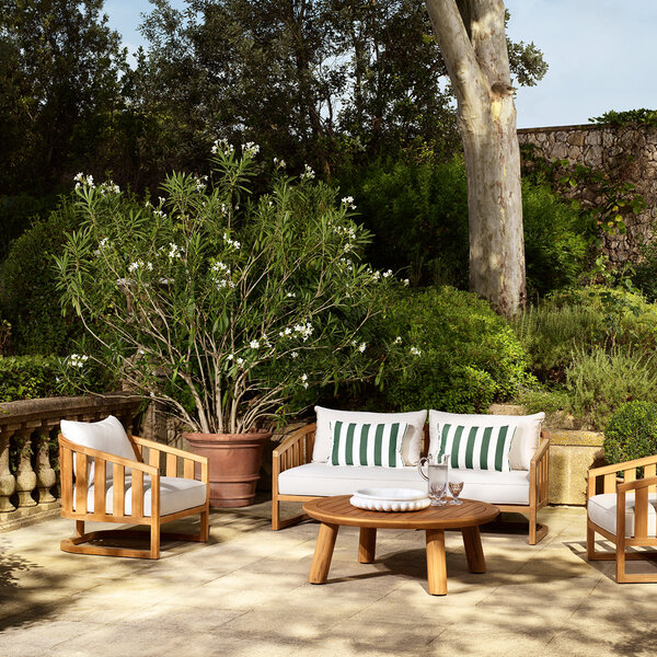 Außensofa Aruba der Firma Eichholtz