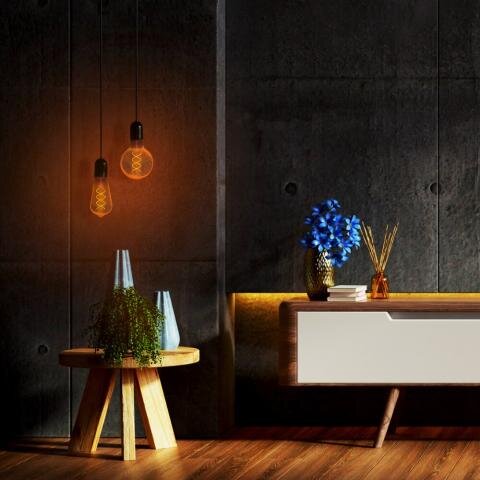 LED Filament Lichtquelle der Firma Steinhauer