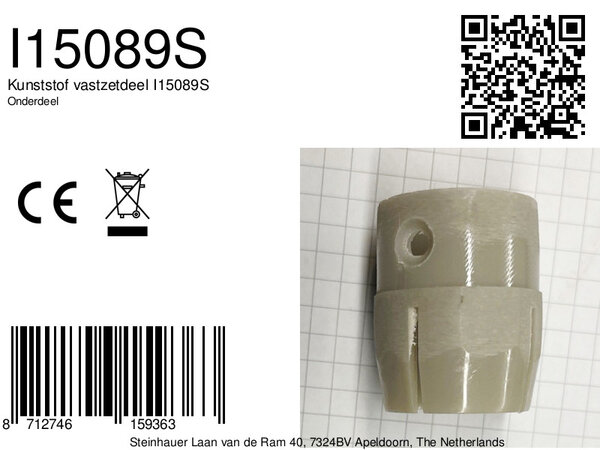 Kunststoff Befestigungsteil der Firma Steinhauer