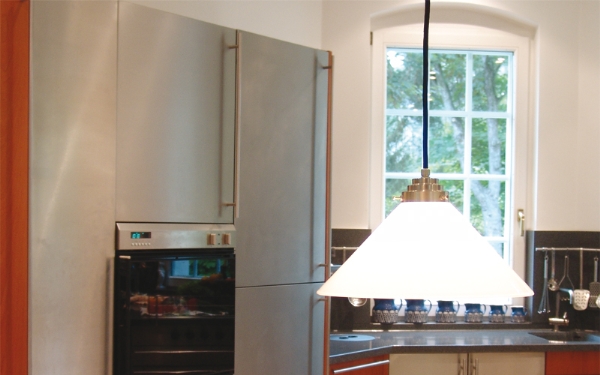 Schnurpendelleuchte Lindenpalais der Firma Berliner Messinglampen