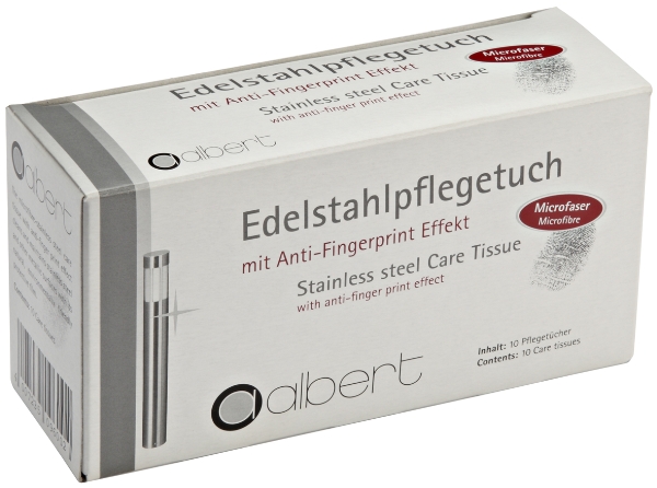 Edelstahlpflegetuch 1 Stück 690027 der Firma Albert Leuchten