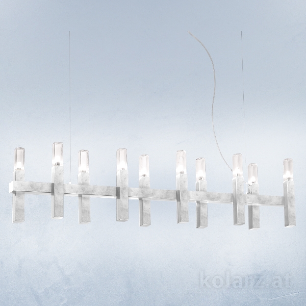 Luster SPIGOLO der Firma KOLARZ-Austrolux Leuchten