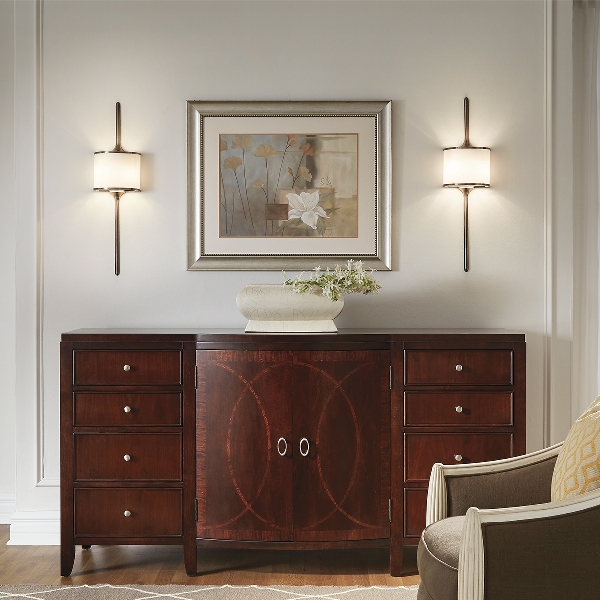 2flammige Wandleuchte Mona der Firma Elstead