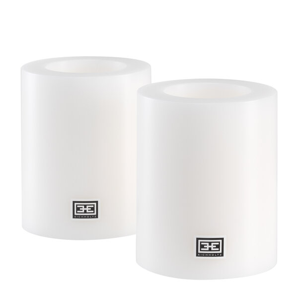 Künstliche Kerze ø 10 x H. 12 cm 2er Set der Firma Eichholtz