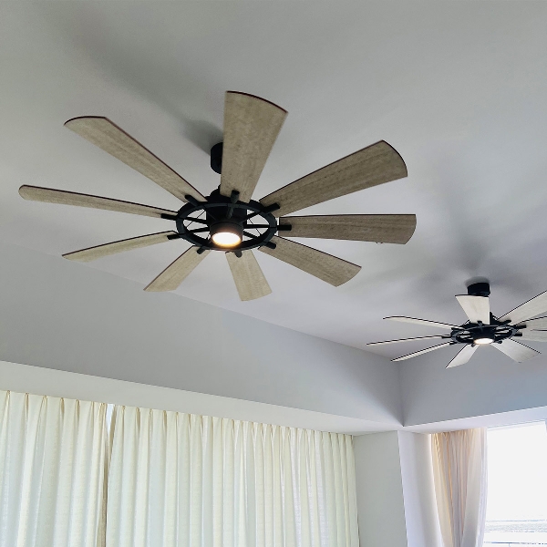 Gentry XL - 85in / 216cm Ventilator - verwittertes Zink der Firma Elstead