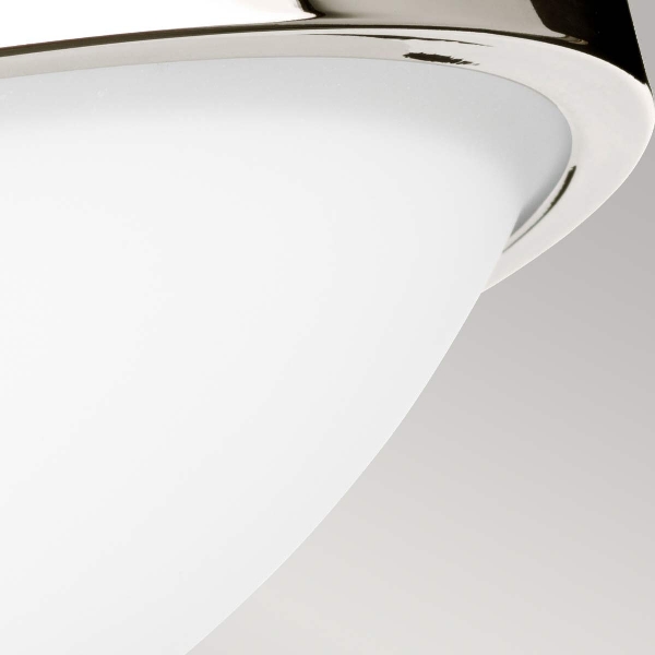 Gravity 2 Light Flush Light - Nickel poliert der Firma Elstead