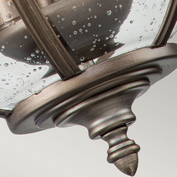 Halleron 3 Licht Wandlaterne - Brünierte Bronze der Firma Elstead