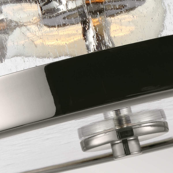 Harrow 2 Light Semi-Flush - Nickel poliert der Firma Elstead