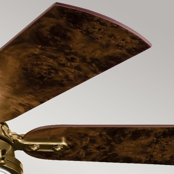 Hatteras Bay - 56in / 142cm Ventilator - Brüniertes Antikmessing der Firma Elstead