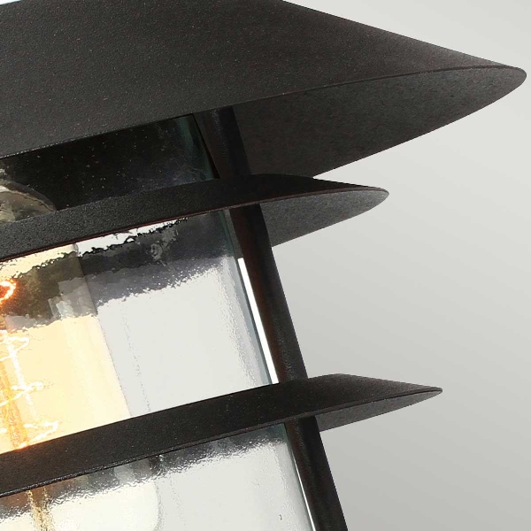 Helsingor 1 Licht Wandlaterne - Schwarz der Firma Elstead