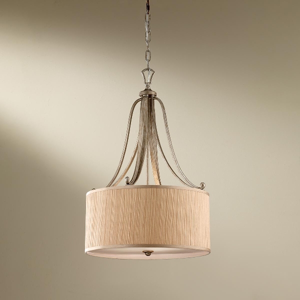 Abbey 3 Pendelleuchte - Silver Sand der Firma Elstead
