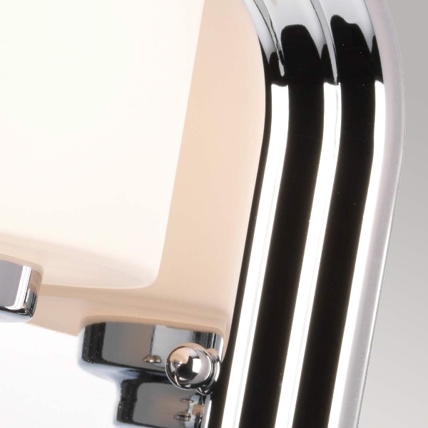 Malibu 1 Wandleuchte - Poliertes Chrom der Firma Elstead