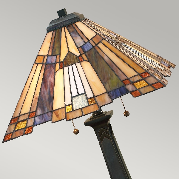 Inglenook 2 Light Tischleuchte - Valiant Bronze der Firma Elstead