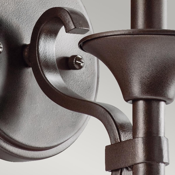 Lacey 1 leichte Wandleuchte - Mission Bronze der Firma Elstead