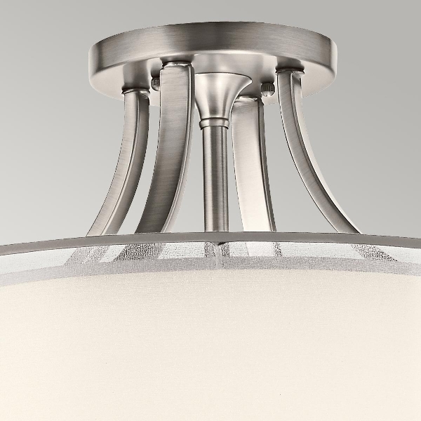 Lacey 4 Light Semi-Flush - Zinn antik der Firma Elstead