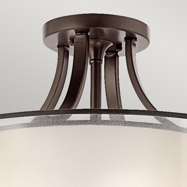 Lacey 4 Light Semi-Flush - Mission Bronze der Firma Elstead