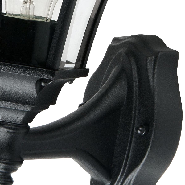 Ledbury 1 Licht Wandlaterne - Schwarz der Firma Elstead