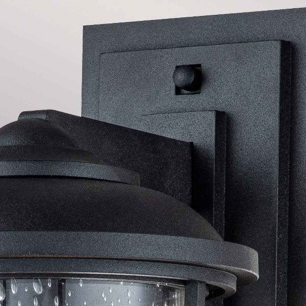Lighthouse 1 Light Medium Wall Lantern - Textured Black der Firma Elstead