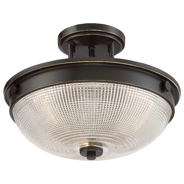 Mantle 2 Light Semi-Flush - Palladian Bronze der Firma Elstead