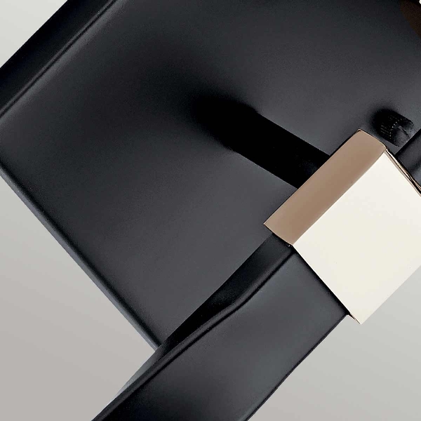 Marette 1 Light Wall Light - Black and Nickel der Firma Elstead