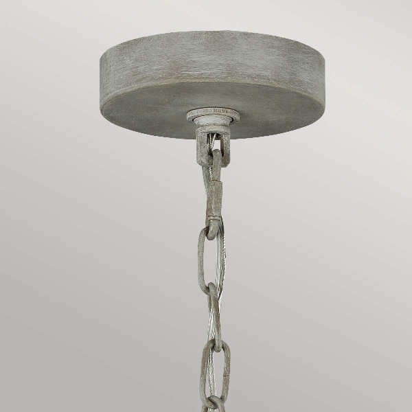 Maryville 6 Light Chandelier - Washed Grey der Firma Elstead
