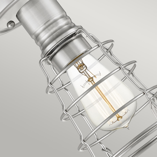 Mixon 1 Light Semi-Flush - Brushed Nickel der Firma Elstead