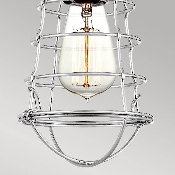 Mixon 1 Light Semi-Flush - Polished Chrome der Firma Elstead