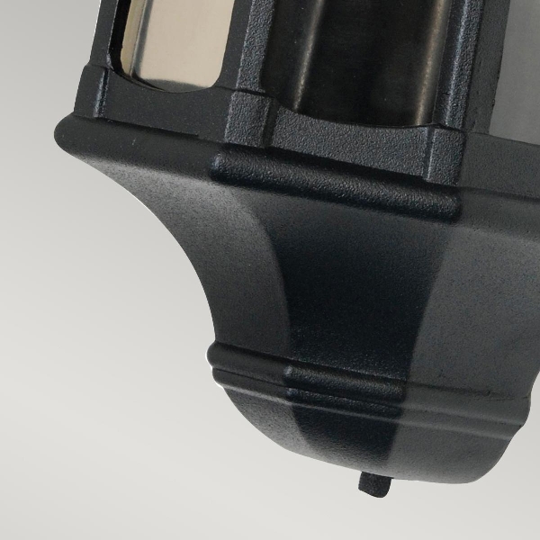 Newbury 1 Light Half Lantern - Black der Firma Elstead