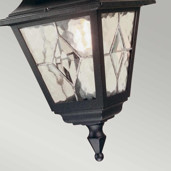 Norfolk 1 Light Chain Lantern - Black der Firma Elstead