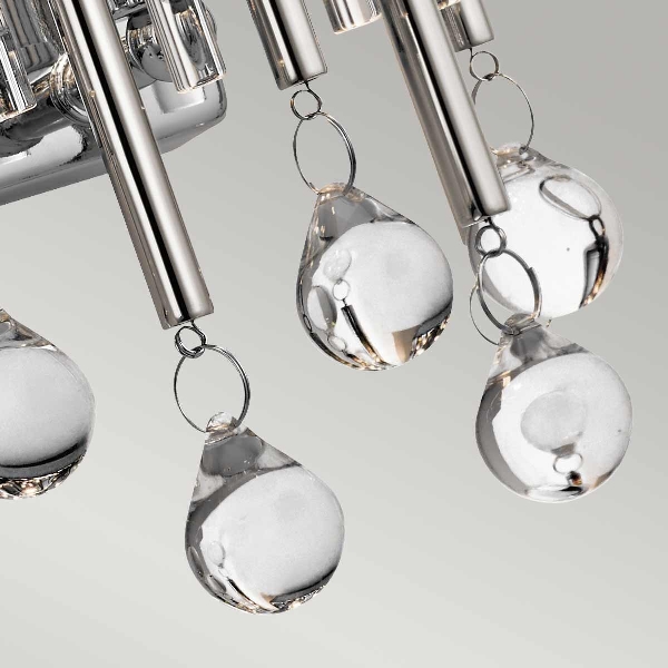 Piper 2 Light Wandleuchte - Poliertes Chrom der Firma Elstead