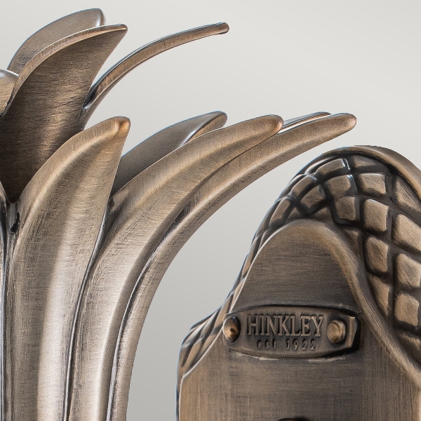 Plantation 1lt Kleine Wandlaterne - Brünierte Bronze der Firma Elstead