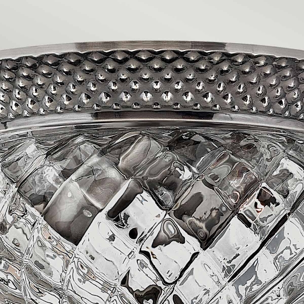 Plantation 2 Light Small Flush - Nickel poliert, antik der Firma Elstead