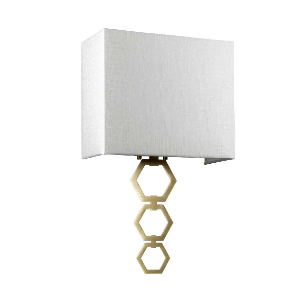 Ria Medium 1 leichte Wandleuchte - Aged Brass der Firma Elstead