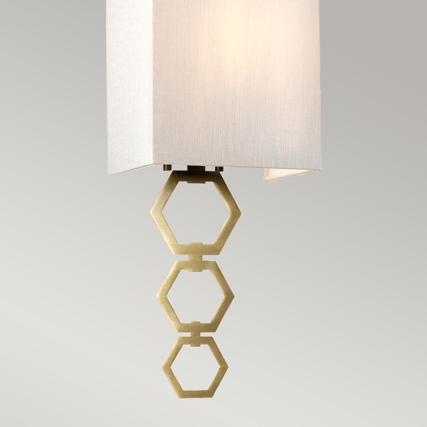 Ria Small 1 Light Wandleuchte - Aged Brass der Firma Elstead