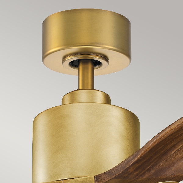 Ridley II - 52in / 132cm Ventilator - Naturmessing der Firma Elstead