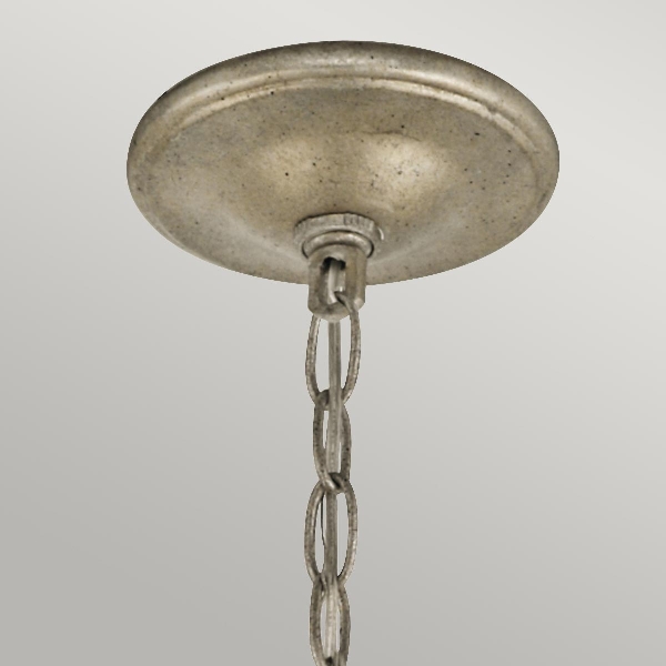 Rosalie 5 Licht Mini-Kronleuchter - Sterling Gold der Firma Elstead