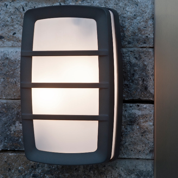 Sven 2 Licht Wand/Deckenlaterne - Graphit der Firma Elstead