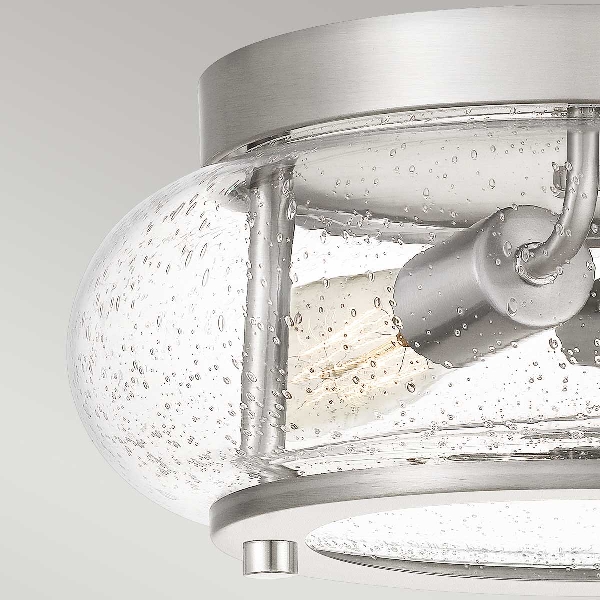 Trilogy 2 Licht bündig - Nickel gebürstet der Firma Elstead