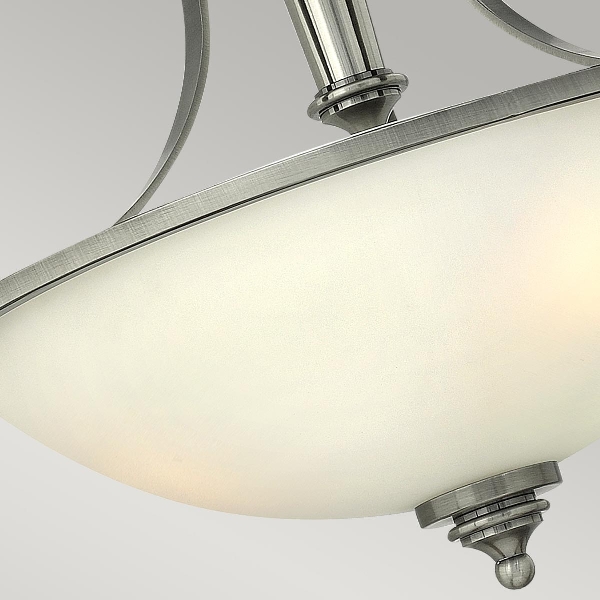 Truman 3 Light Semi-Flush - Nickel antik der Firma Elstead