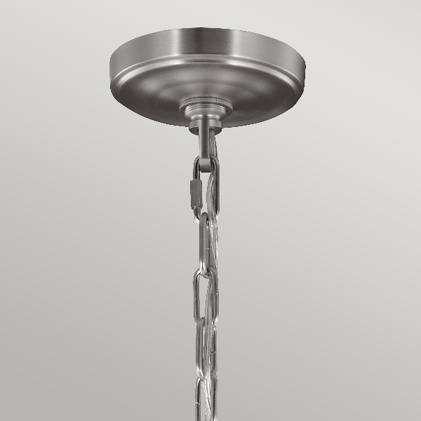 Vintner 9 Licht Kronleuchter - Satin Nickel der Firma Elstead