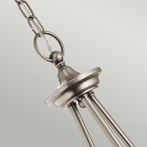 Waverly 3-Licht-Kronleuchter - Klassisches Zinn der Firma Elstead